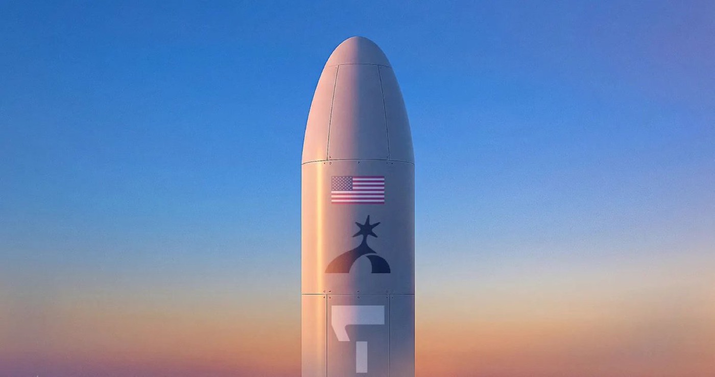 Render of a Cowboy Space rocket. Courtesy of Cowboy Space.